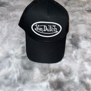 Von Dutch Classic Black Mesh Hat